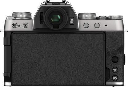 Fujifilm X-T200 Mirrorless Camera XC15-45mm Lens Kit Silver