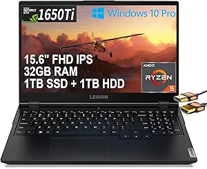 Lenovo Legion 5 Gaming Laptop Ryzen 5 GTX 1650 Ti 120Hz