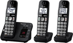 Panasonic KX-TGE433B - DECT 6.0 Cordless Phone - 3 Handsets