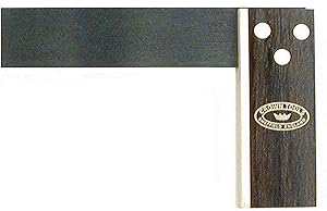 Crown 127 12-Inch Try Square with Rosewood Handle — main product image