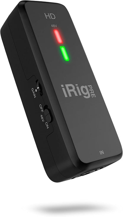 IK Multimedia IP-IRIG-PREHD-IN iRig Pre HD XLR Mic Preamp