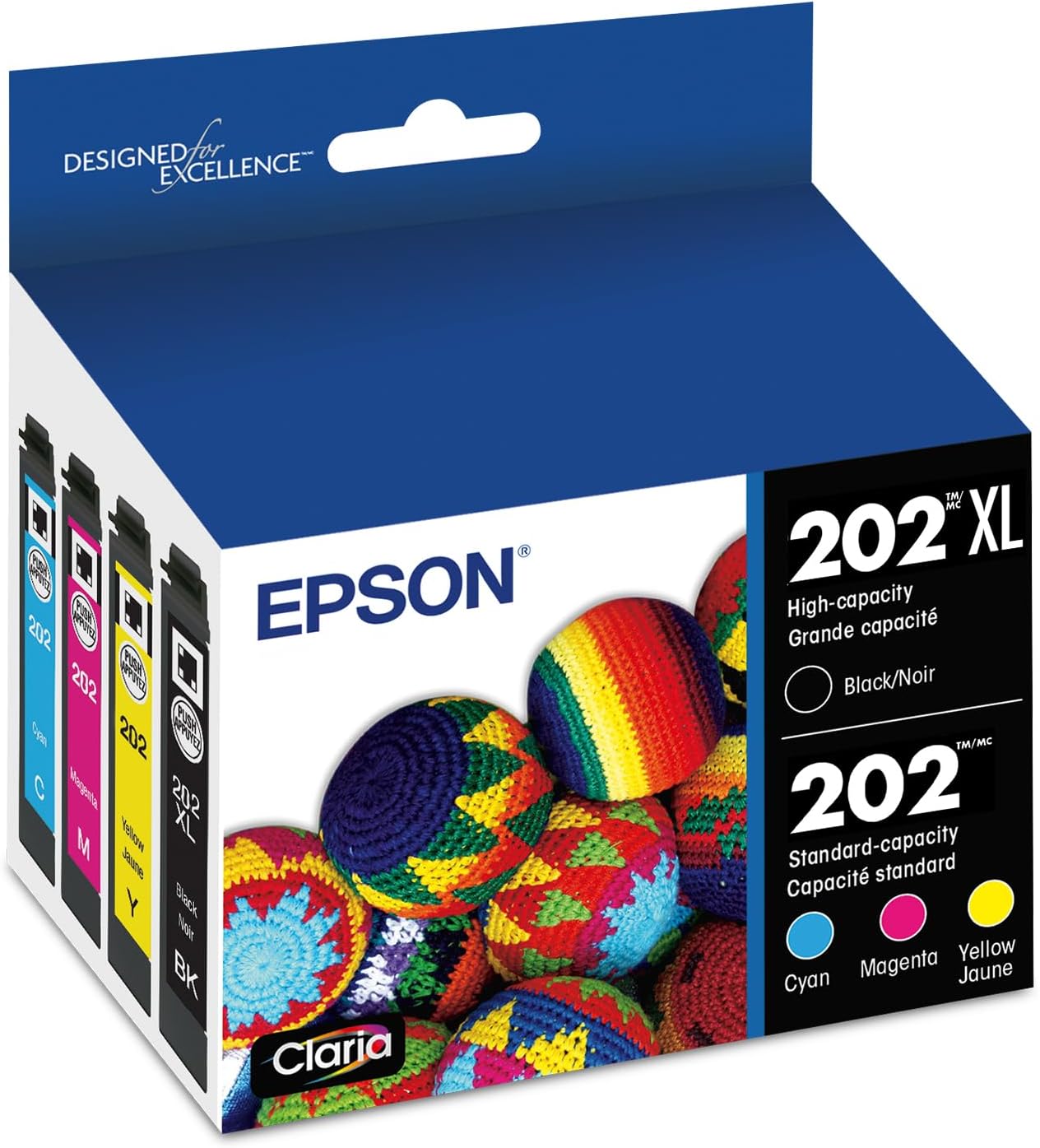 Epson T202XL-BCS High Capacity Black & Color Ink Combo