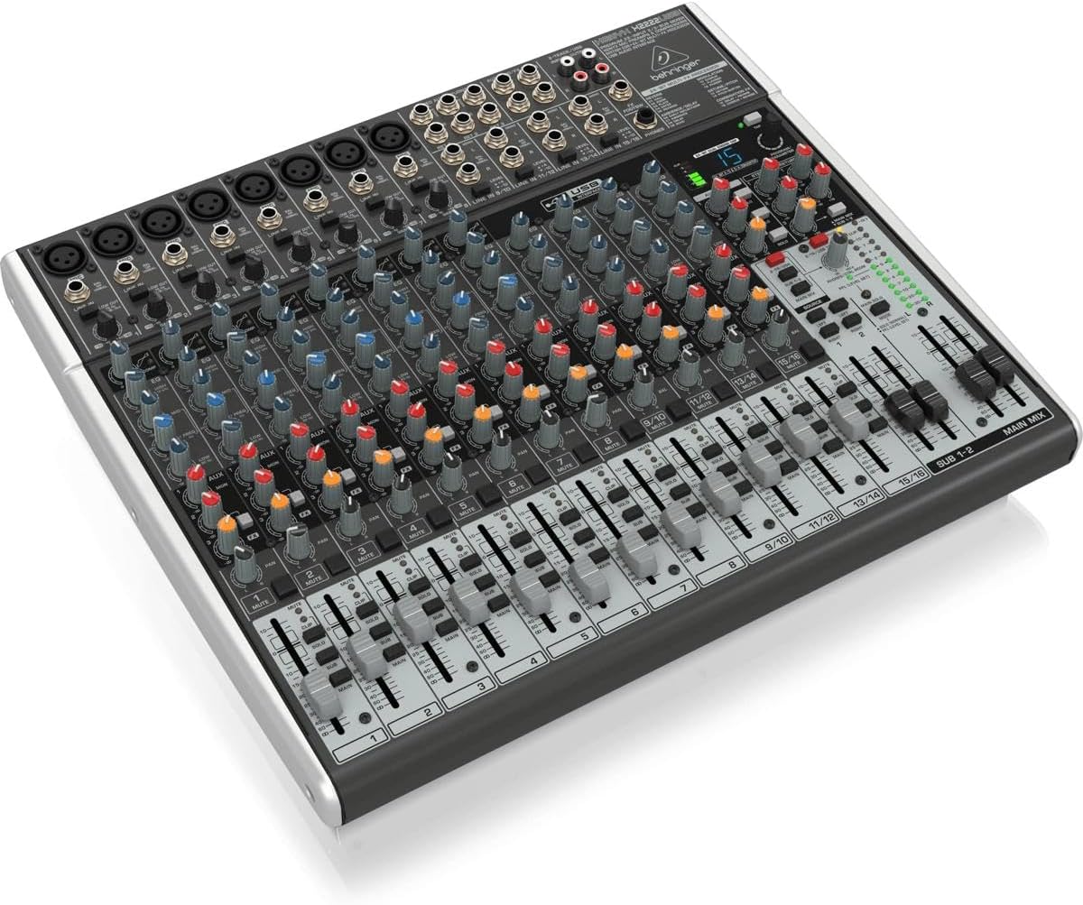 Behringer X2222USB Xenyx 22-Input USB Effects Mixer