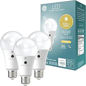 GE 10043168515006 Dusk to Dawn LED Bulb Outdoor
