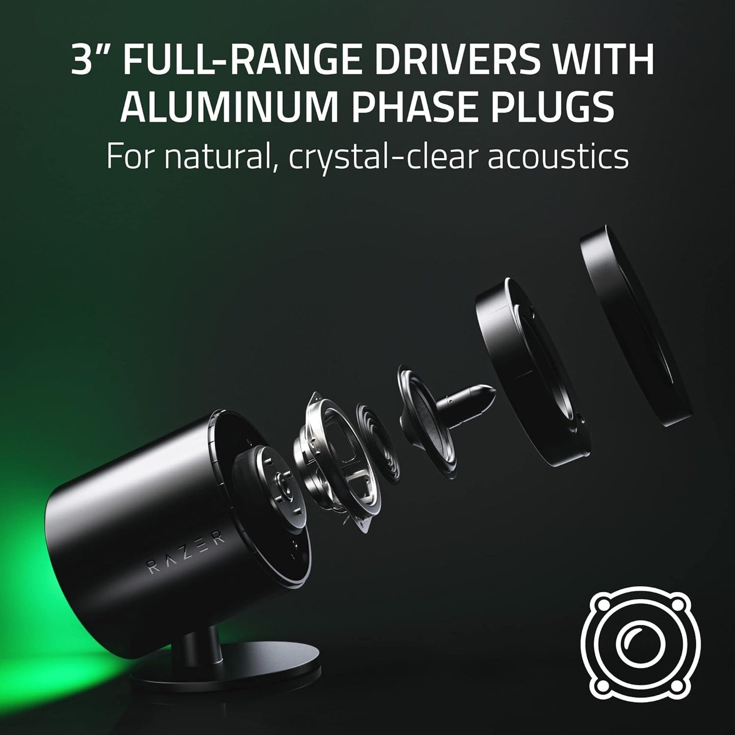 Razer RZ05-04740100-R3U1 Nommo V2 Pro Wireless Gaming Speakers