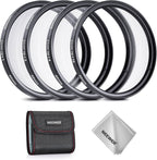 Neewer 10103023 52mm Macro Close Up Lens Filter Kit +1+2+4+10
