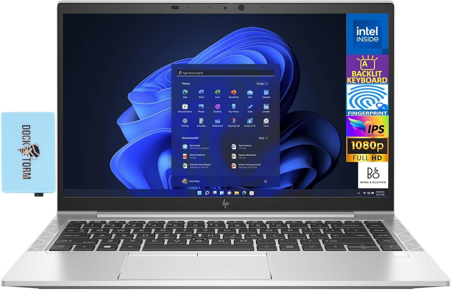 HP EliteBook 840 G8 i5 Laptop, 32GB RAM, 2TB SSD, DKZ Hub