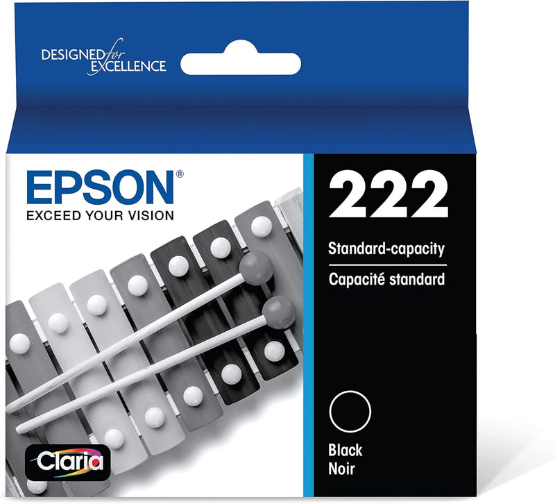 Epson 222 Black Ink Cartridge Standard Capacity T222120-S — main product image