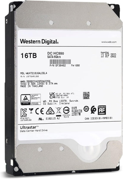 Western Digital WUH721816ALE6L4 16TB Ultrastar Enterprise HDD Renewed