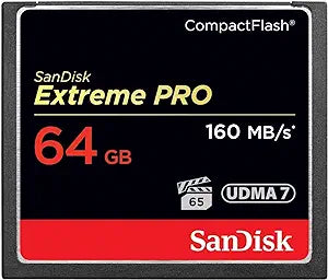 SanDisk SDCFXPS-064G-X46 64GB Extreme PRO Compact Flash Card