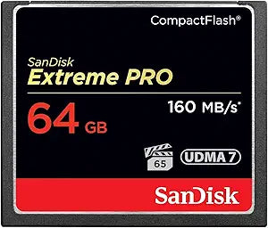 SanDisk SDCFXPS-064G-X46 64GB Extreme PRO CompactFlash Card — main product image