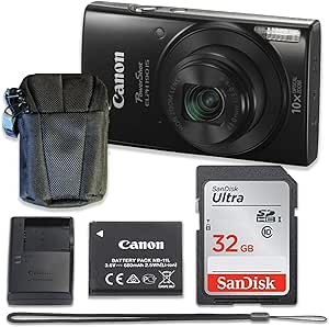 Canon PowerShot ELPH 190 is Camera Bundle (Renewed)