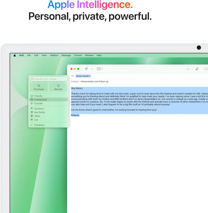 Apple MWUY3LL/A 2024 iMac 24" M4 Chip All-in-One - Green