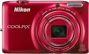 Nikon 26372 COOLPIX S6500 Wi-Fi Digital Camera (Red)