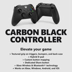 Microsoft QAT-00001 Xbox Core Carbon Black Wireless Controller