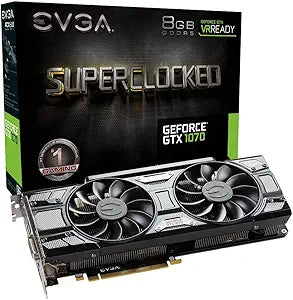 EVGA 08G-P4-5173-KR GeForce GTX 1070 SC GAMING ACX 3.0 Black