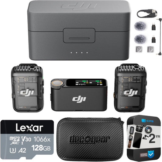 DJI E1DJIMIC2TXRXCC Mic 2 Wireless Microphone Bundle