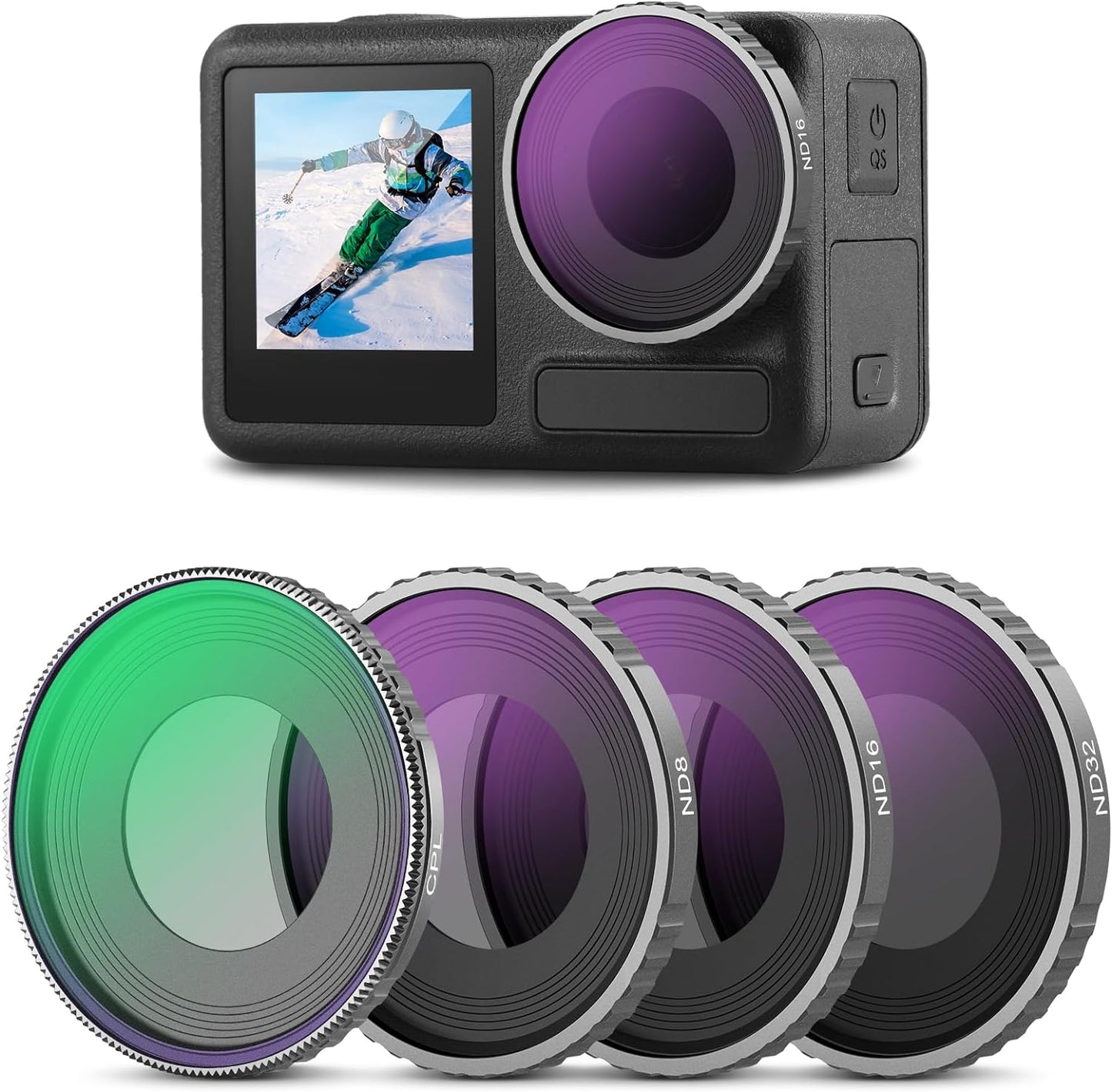 Neewer 10102939 DJI Osmo Action ND Filter Set