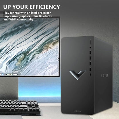 HP Victus 15L i7 RTX 4060 Gaming Desktop Bundle