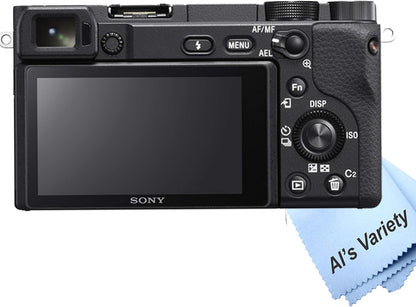 Sony alpha a6400 Mirrorless Camera Bundle 16-50mm 55-210mm Renewed