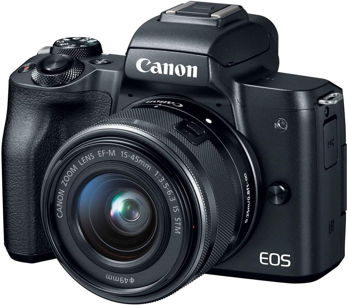 Canon 2680C011 EOS M50 Mirrorless Camera Kit 15-45mm