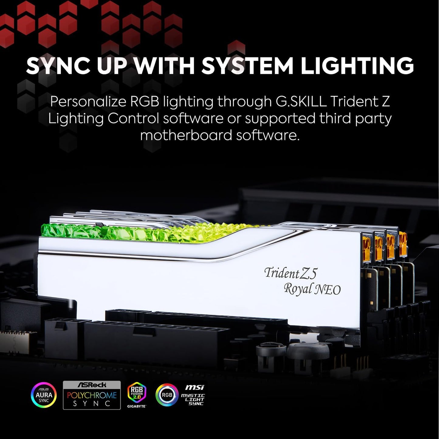 G.Skill F5-6000J2836G16GX2-TR5NS Trident Z5 Royal Neo DDR5 RAM