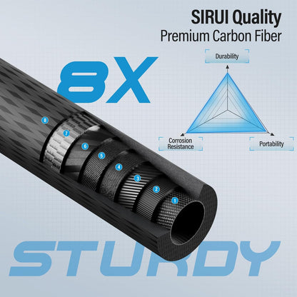 Sirui Traveler 7C Carbon Fiber Tripod with Ball Head