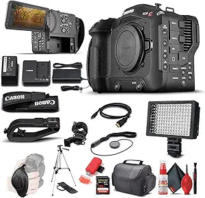 Canon 4507C002 EOS C70 RF Mount Cinema Camera Bundle