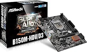 ASRock B150M-HDV/D3 Intel B150 DDR3 Motherboard — main product image