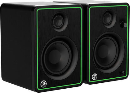 Mackie CR4-XBT Studio Monitor Speaker Bundle