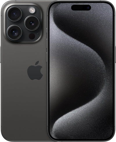 Apple MTQM3LL/A iPhone 15 Pro - 128GB Black Titanium (Unlocked)