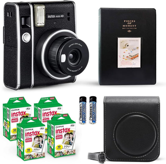 Fujifilm Instax Mini 40 Camera Bundle with Film