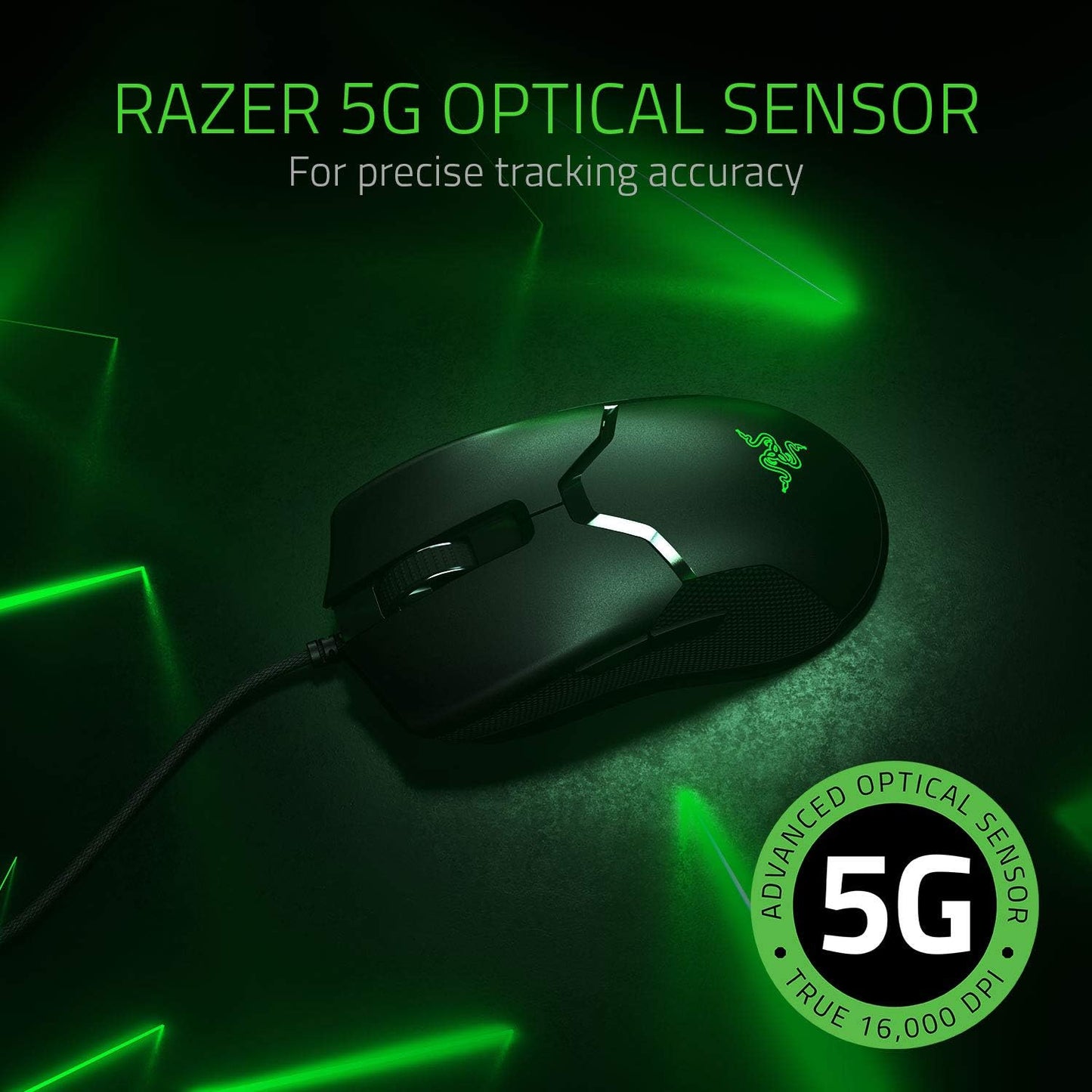 Razer RZ01-02550600-R3M1 Viper Ultralight Ambidextrous Gaming Mouse - Quartz Pink
