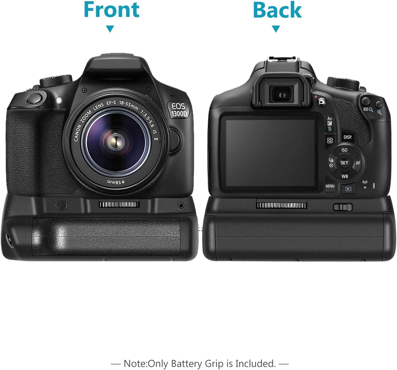 Neewer Vertical Battery Grip LP-E10 for Canon EOS