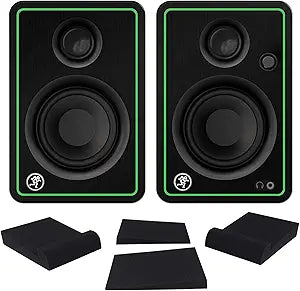Mackie CR3-XBT 3" Bluetooth Studio Monitor Speakers + Isolation Pads