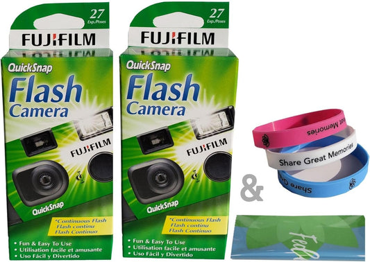 Fujifilm QuickSnap Flash 400 Disposable Camera 2-Pack