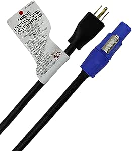 Pro Co Sound E123-3FCA eCord PowerCon Cable 3ft