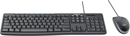 Logitech 920-002714 Media Combo MK200 Keyboard and Mouse - Wired