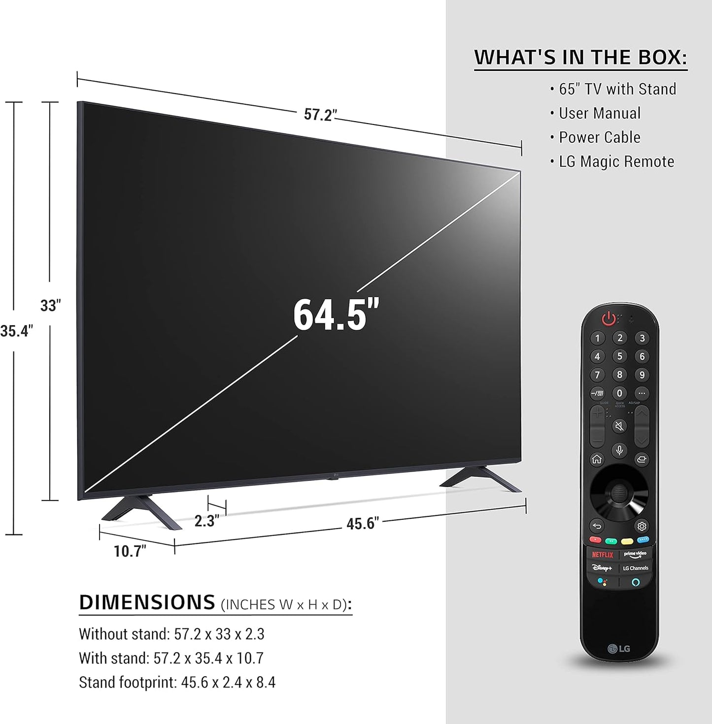 LG 65UP8000PUR 65" 4K Smart UHD TV
