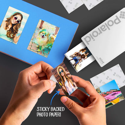 Polaroid POLMP02W Mint Pocket Printer Zink Bluetooth White