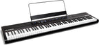 Alesis Recital 88-Key Digital Piano Keyboard Stand Bundle