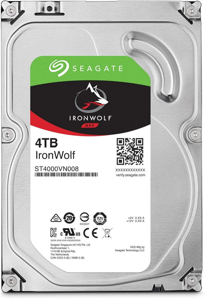Seagate ST4000VN008 4TB IronWolf NAS Internal HDD