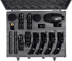 Monoprice 600007 Stage Right Drum Mic Kit: 7-Piece, XLR, Case Included