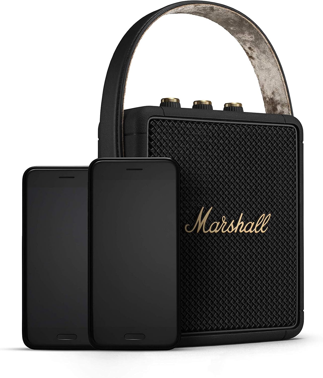 Marshall 1005544 Stockwell II Portable Bluetooth Speaker - Black & Brass