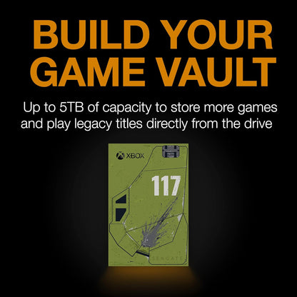 Seagate STKX5000400 Game Drive Halo Infinite Edition - 2TB Xbox