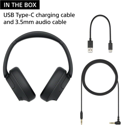 Sony WHCH720N/B Wireless Noise Canceling Headphones Black
