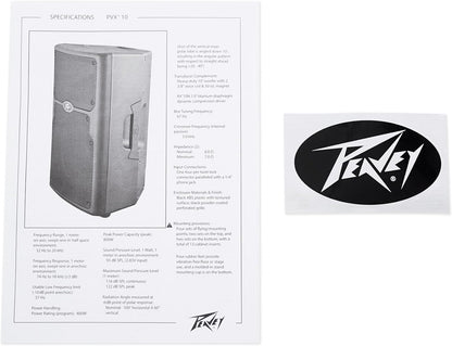 Peavey (2) PVX 10 1600 Watt Passive PA DJ Speakers