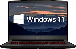 MSI GF65 Gaming Laptop, 15.6" FHD 144Hz, i5, 32GB RAM, RTX 3060, Win11