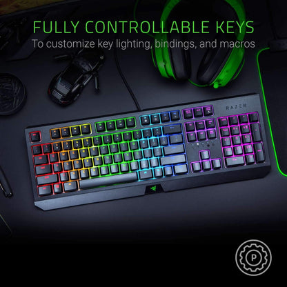 Razer RZ03-02860200-R3U1 BlackWidow Green Switch Gaming Keyboard