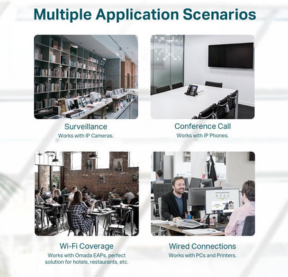 TP-Link TL-SG1428PE 24-Port Gigabit PoE Switch Managed